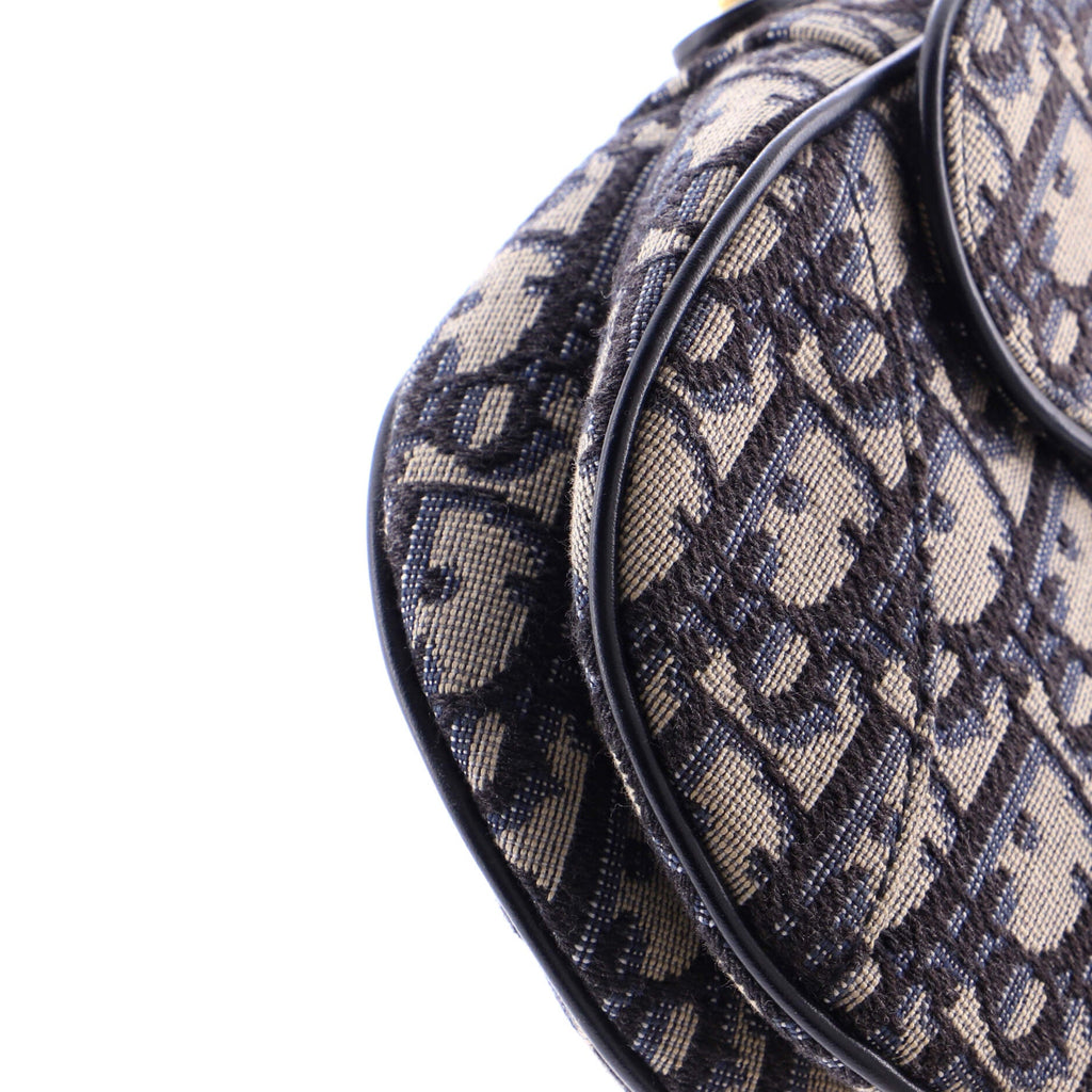 Saddle Handbag Oblique Canvas Mini