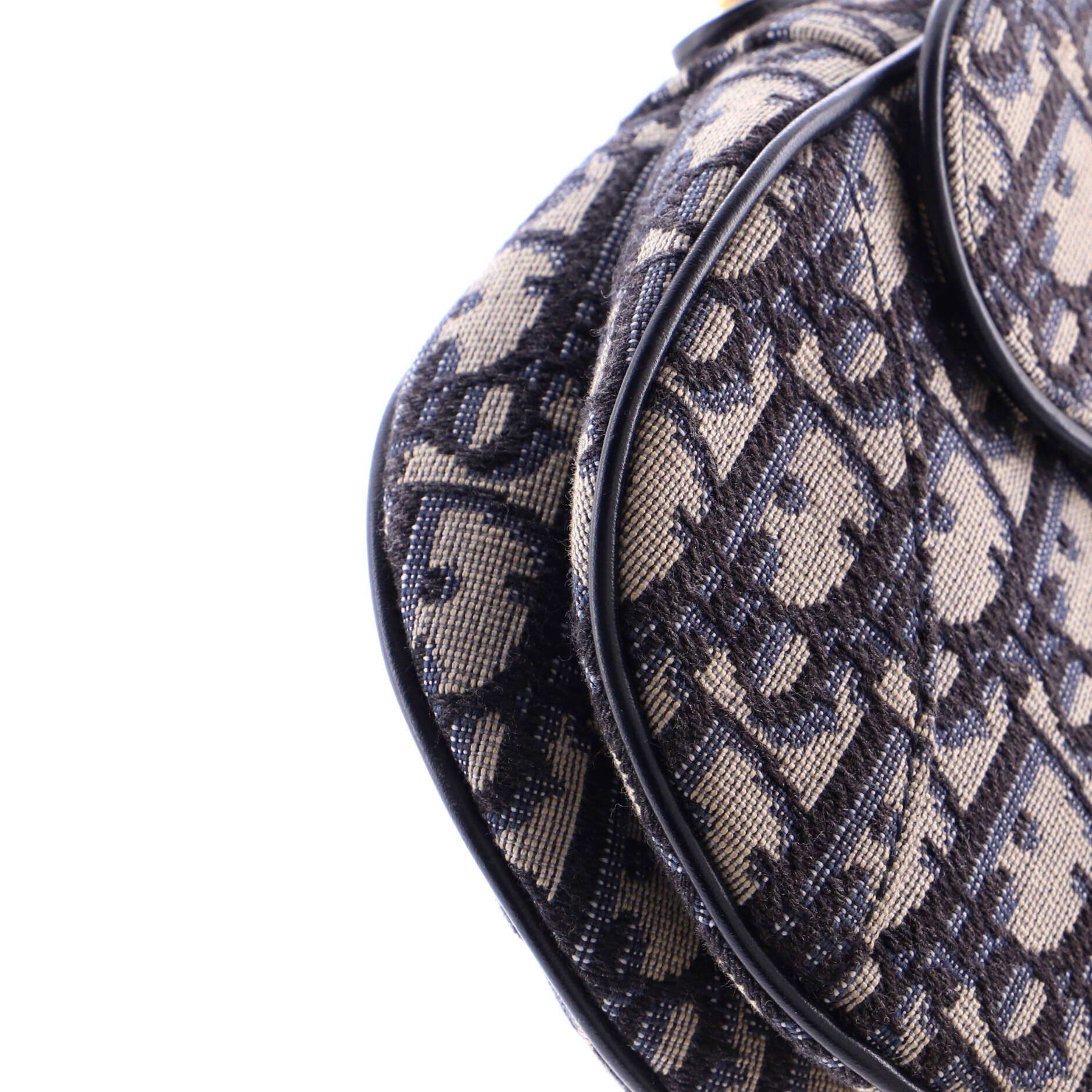 Saddle Handbag Oblique Canvas Mini