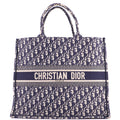 Book Tote Oblique Canvas Large