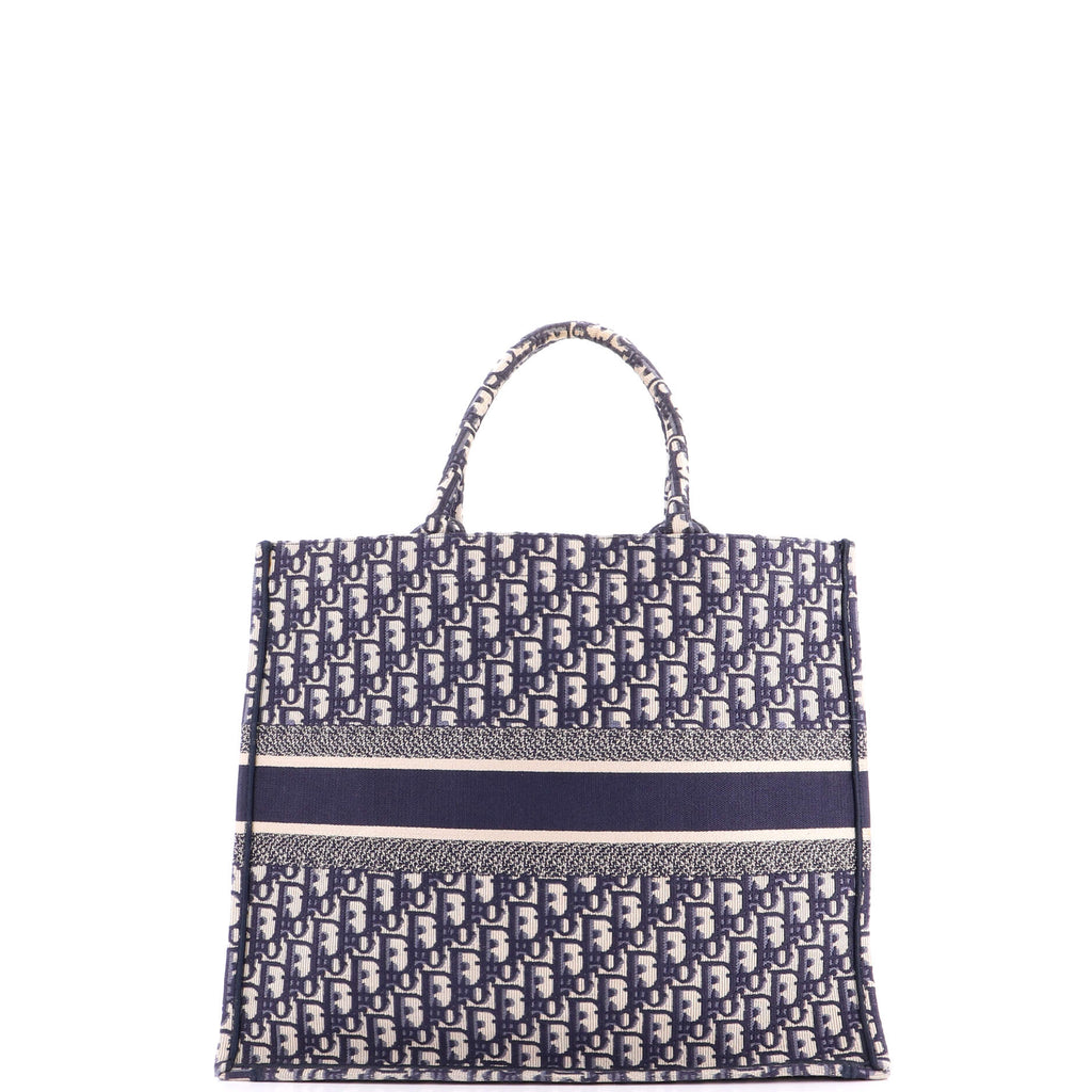 Book Tote Oblique Canvas Large
