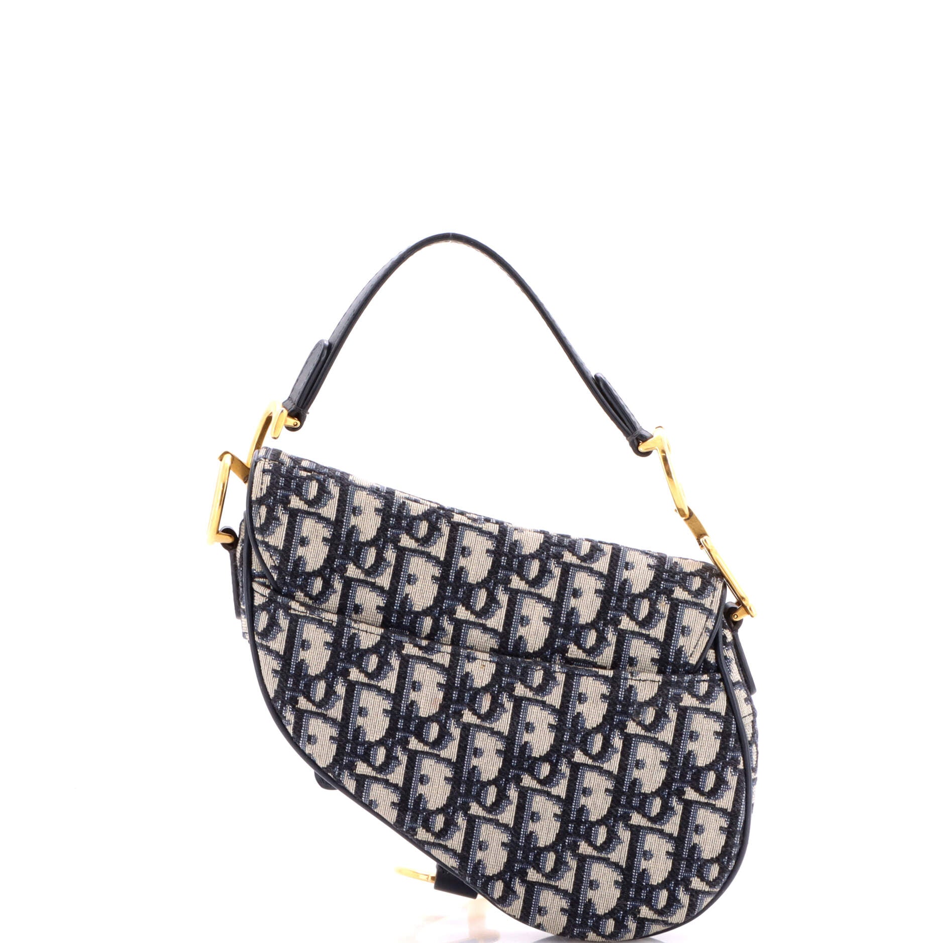 Saddle Handbag Oblique Canvas Mini