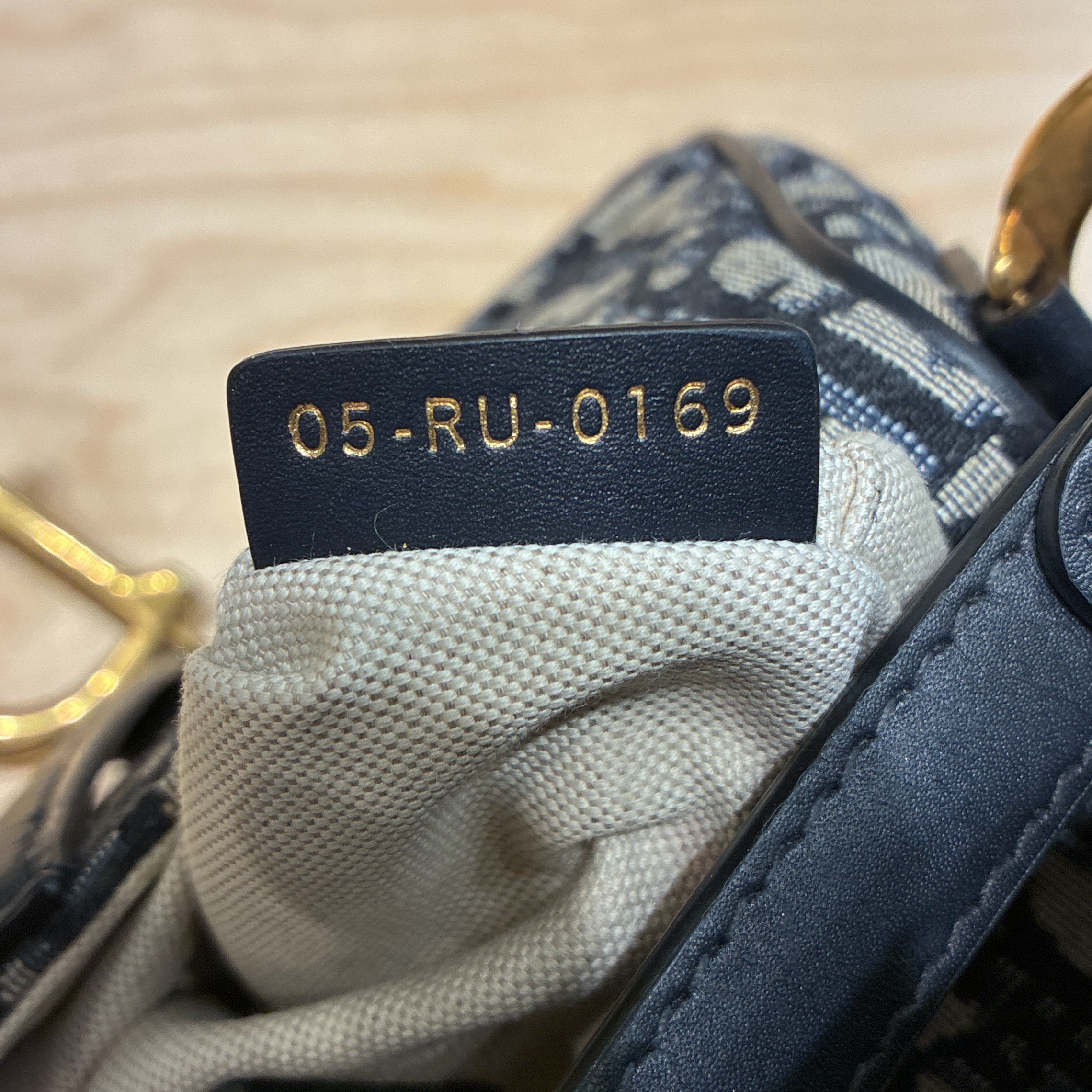 Saddle Handbag Oblique Canvas Mini