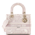 Toile de Jouy Lady D-Lite Bag Embroidered Canvas