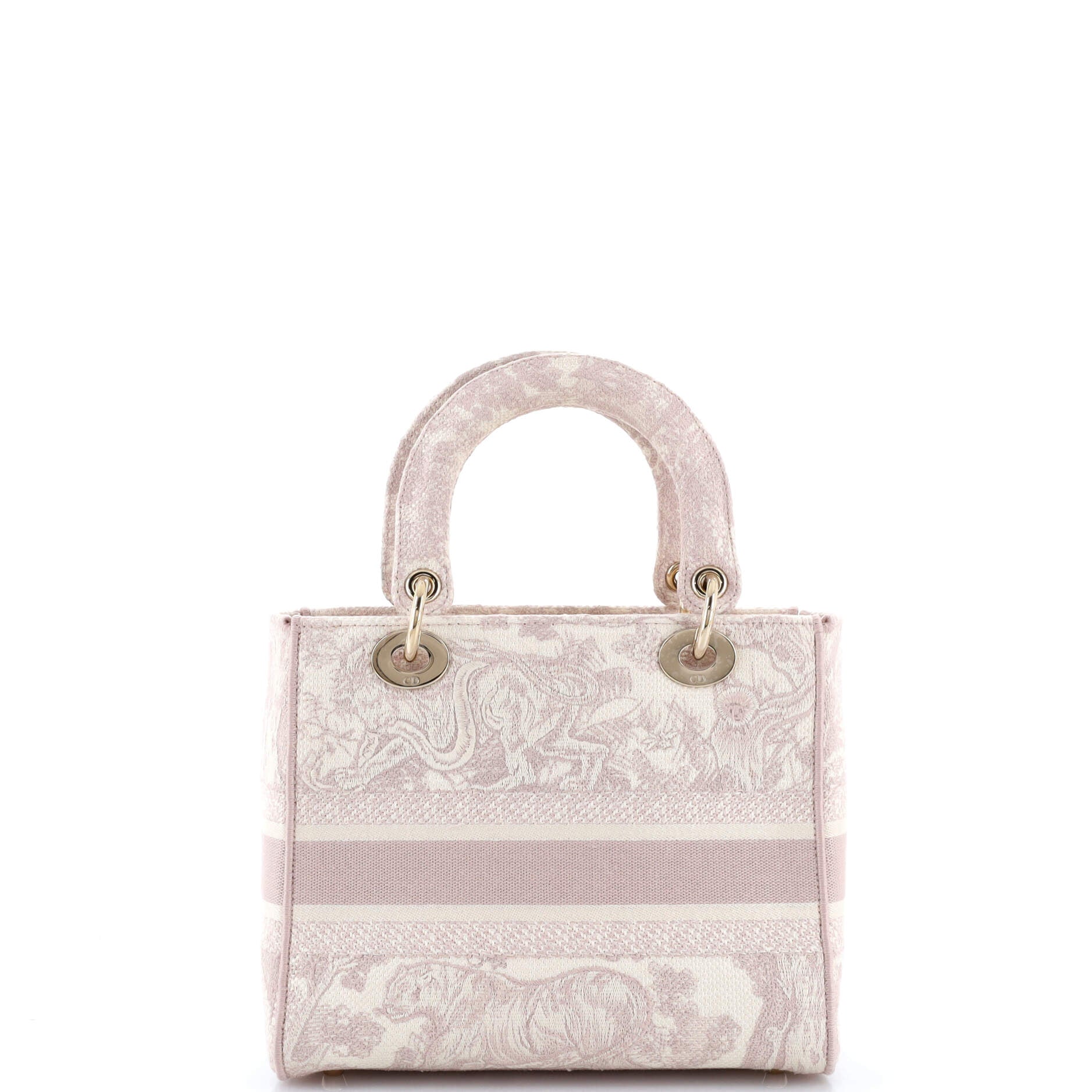 Toile de Jouy Lady D-Lite Bag Embroidered Canvas