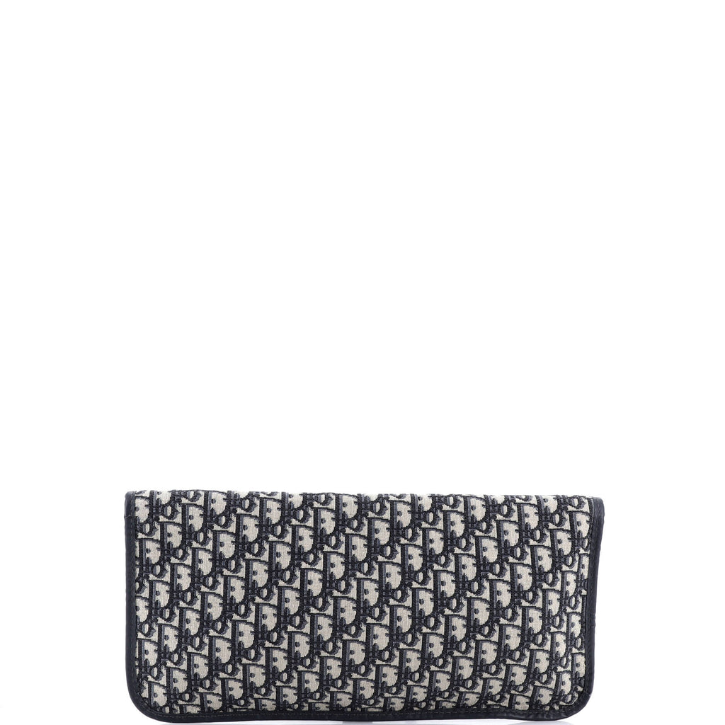 Fold Over Clutch Oblique Canvas