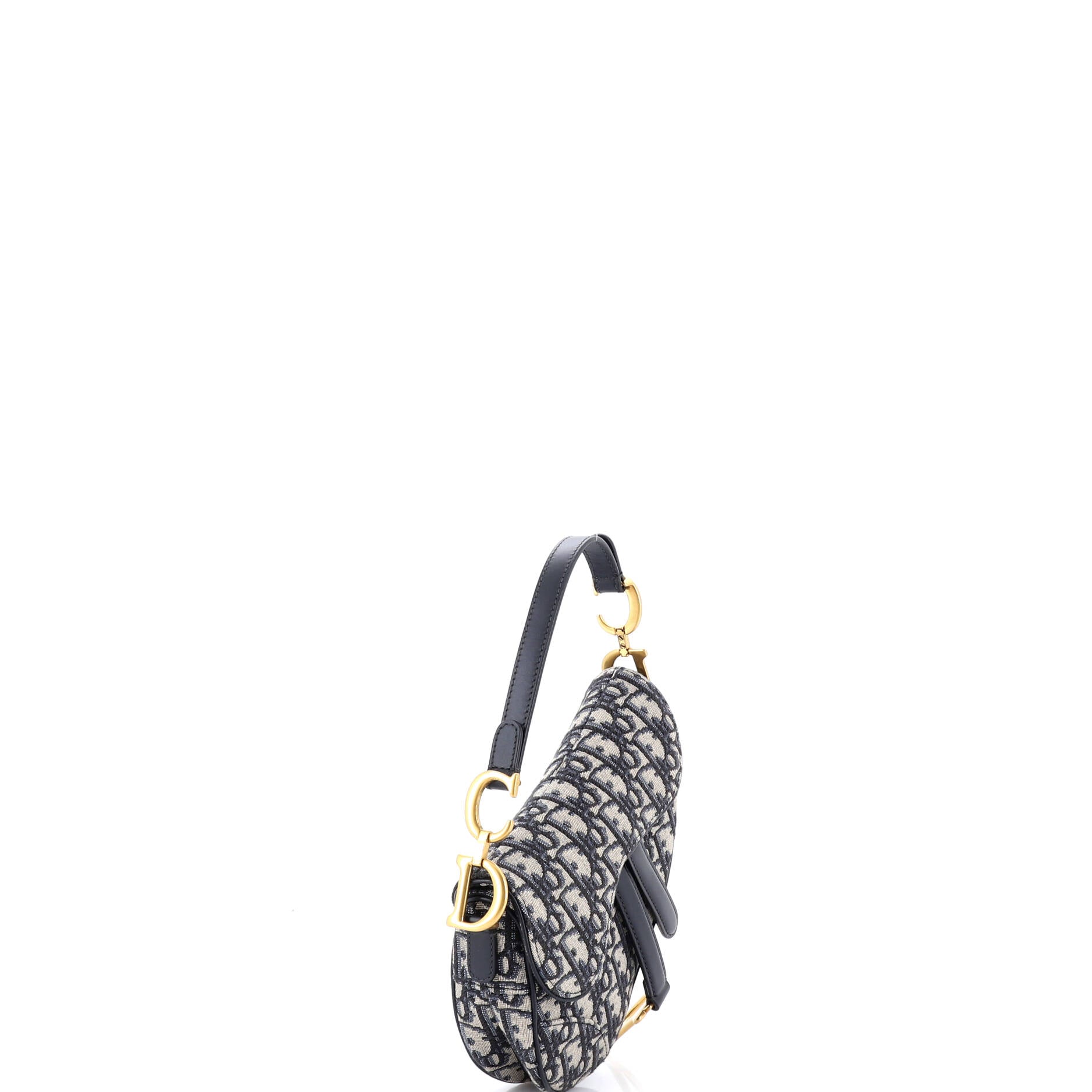 Saddle Handbag Oblique Canvas Mini