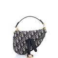 Saddle Handbag Oblique Canvas Mini