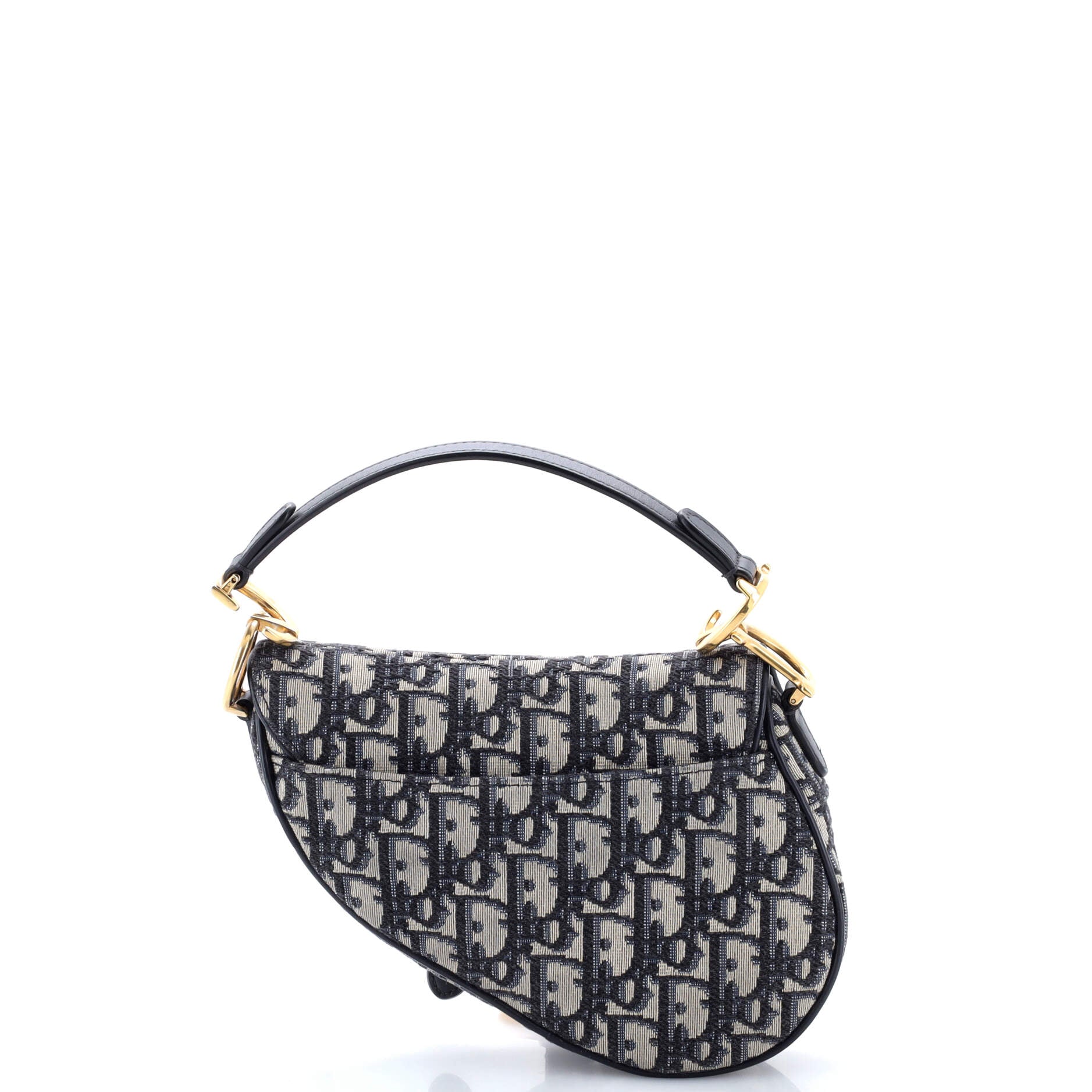 Saddle Handbag Oblique Canvas Mini