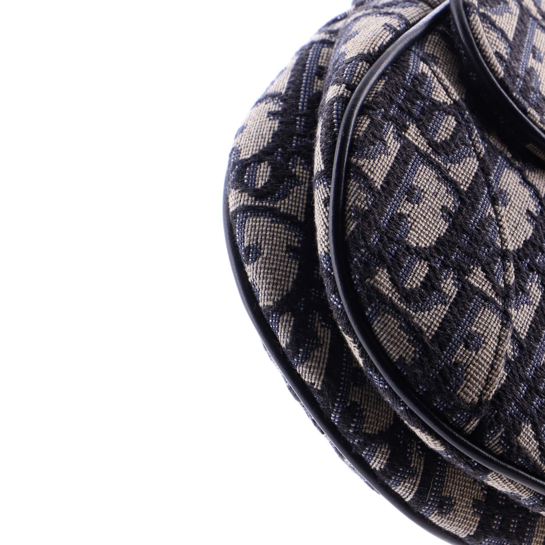 Saddle Handbag Oblique Canvas Mini