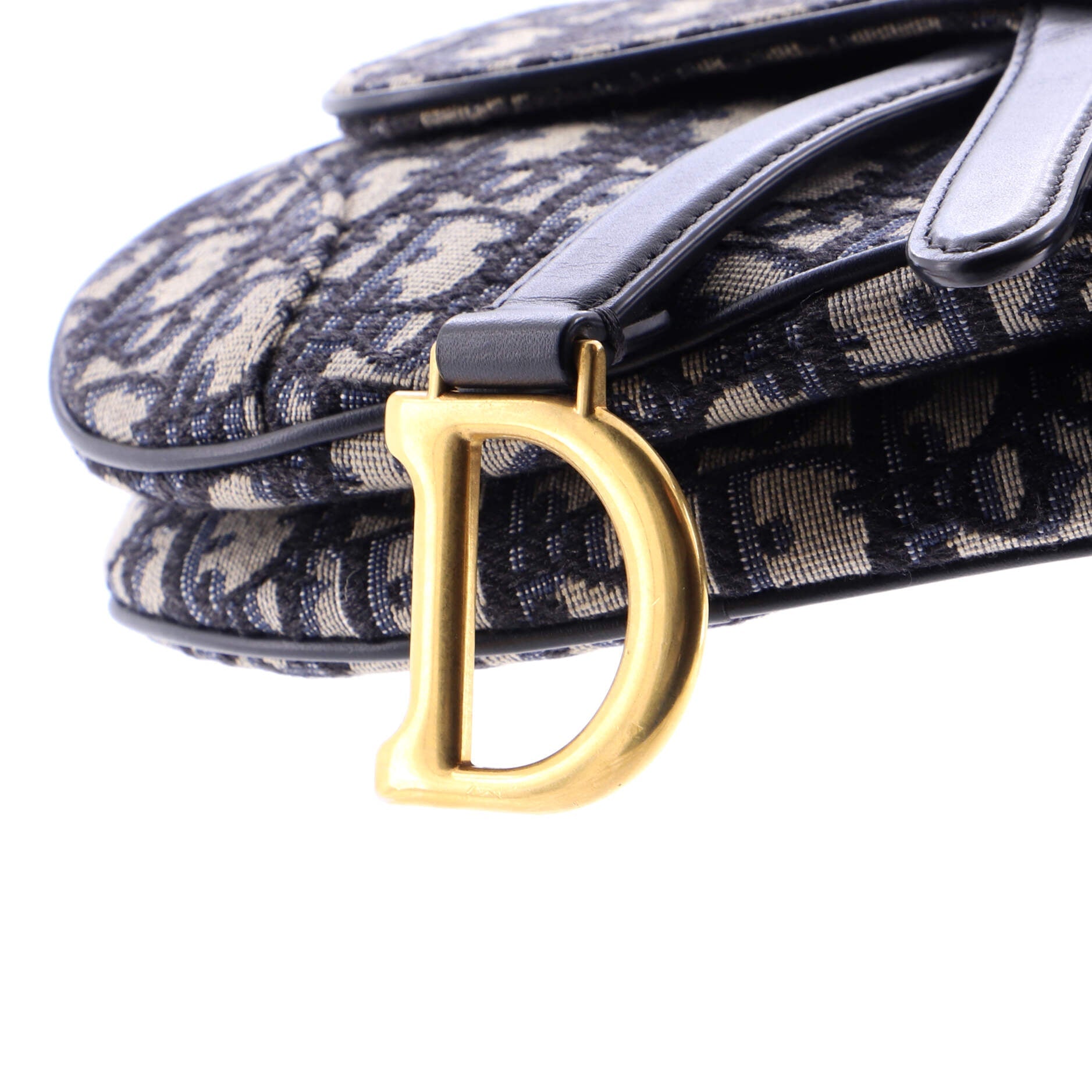 Saddle Handbag Oblique Canvas Mini