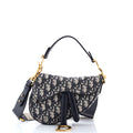 Saddle Handbag Oblique Canvas Mini
