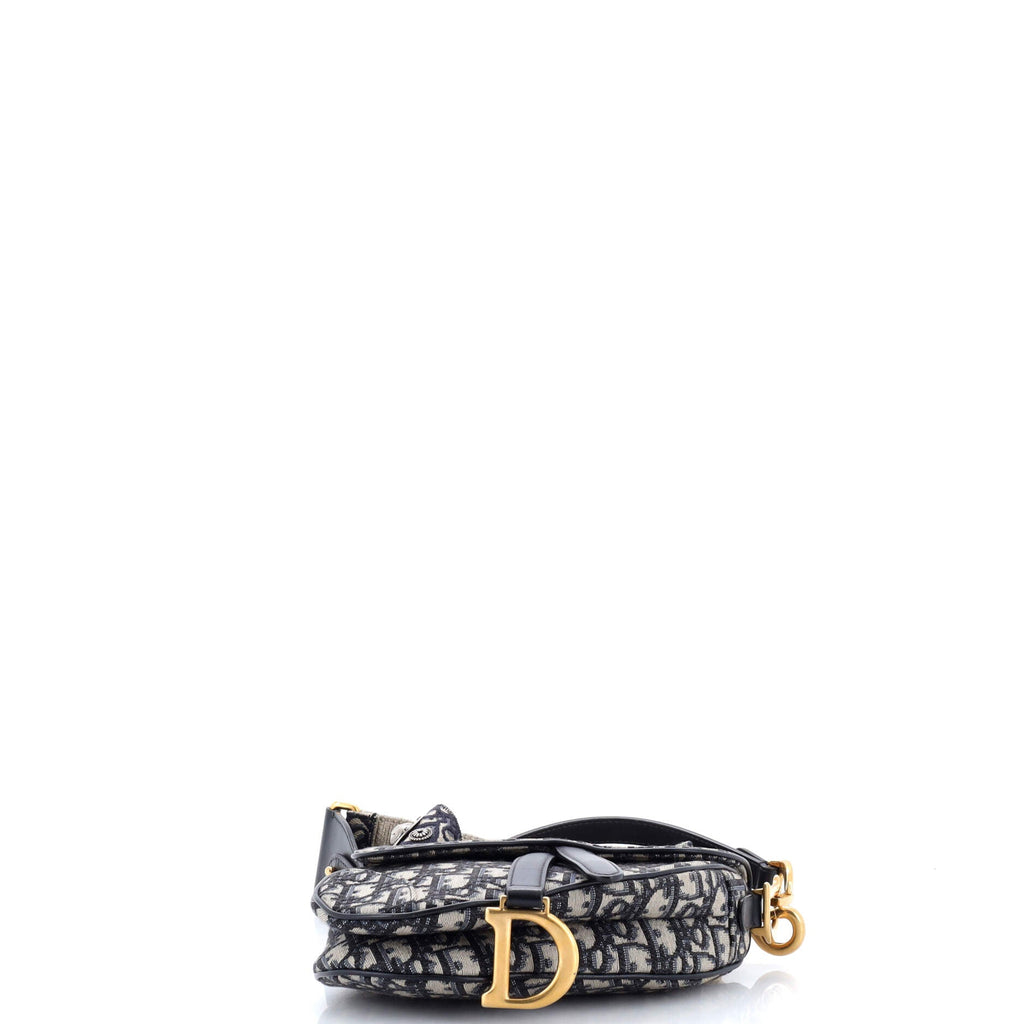 Saddle Handbag Oblique Canvas Mini