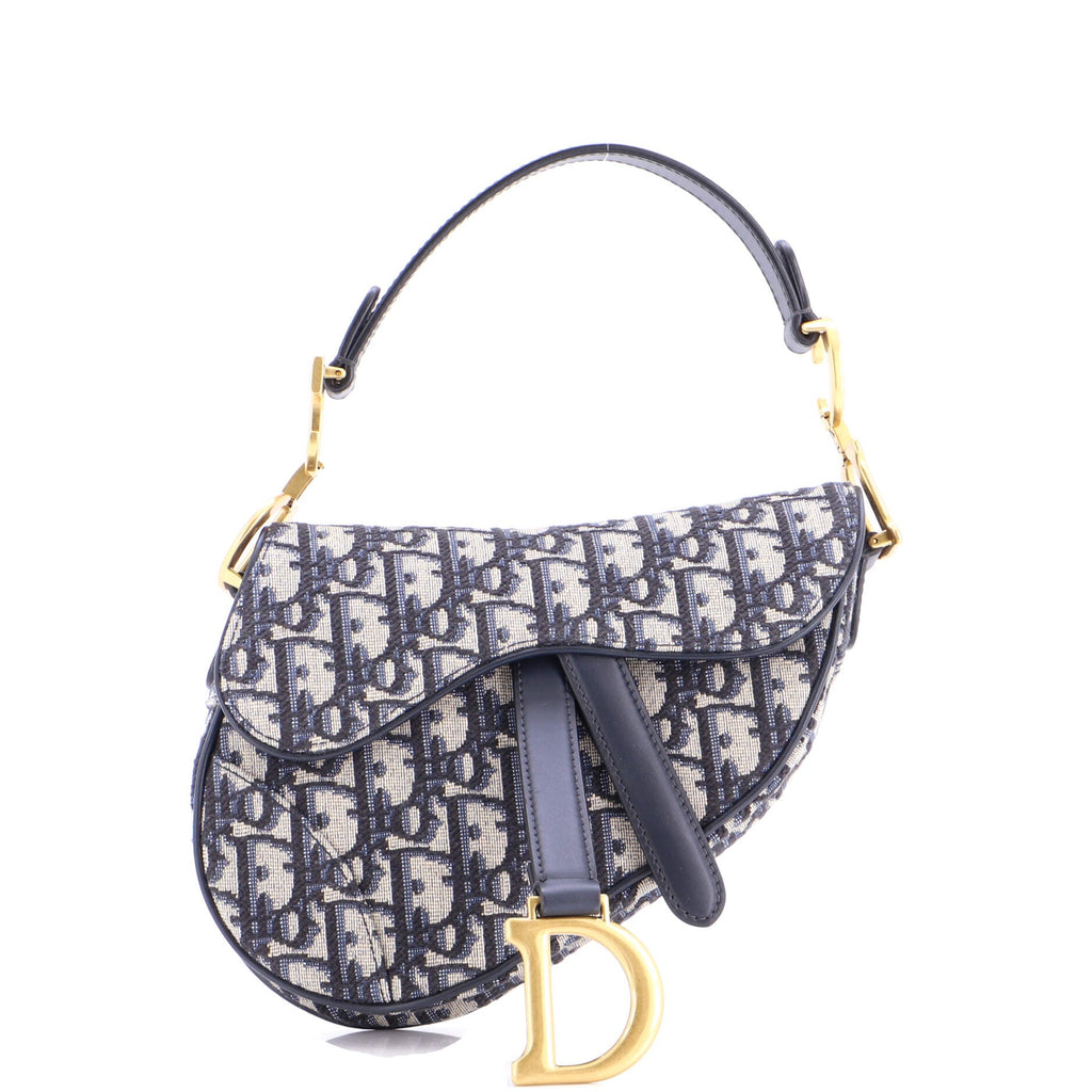 Saddle Handbag Oblique Canvas Mini