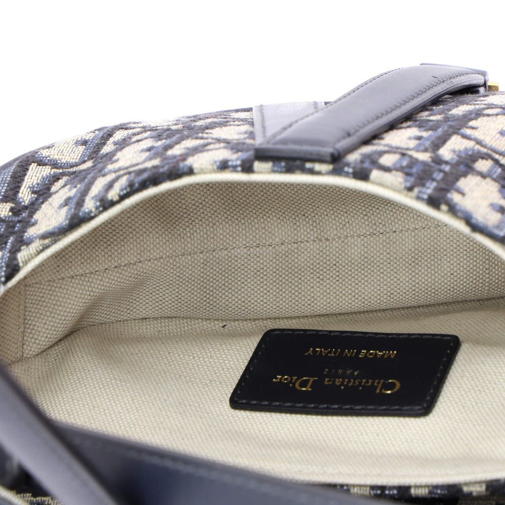 Saddle Handbag Oblique Canvas Mini