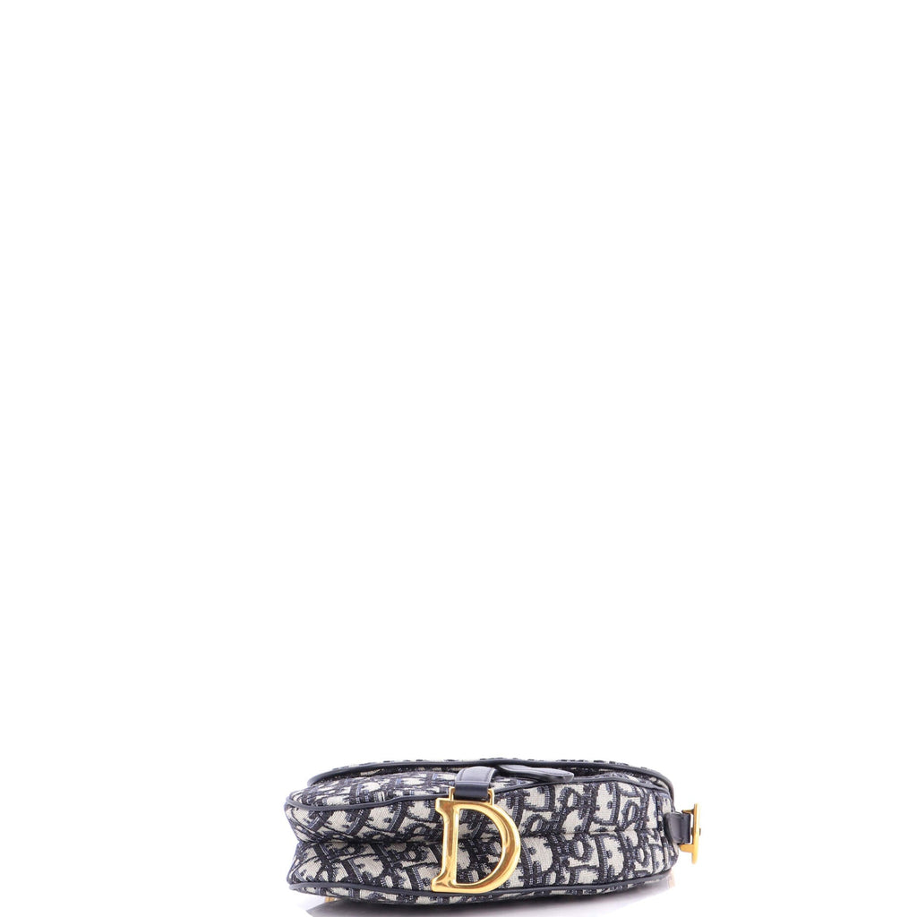 Saddle Handbag Oblique Canvas Mini