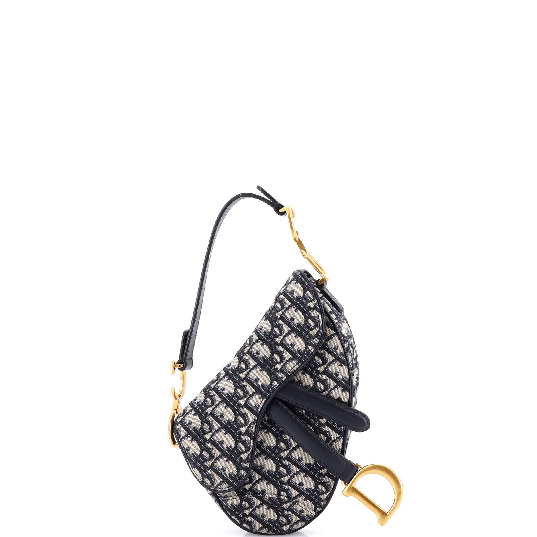 Saddle Handbag Oblique Canvas Mini