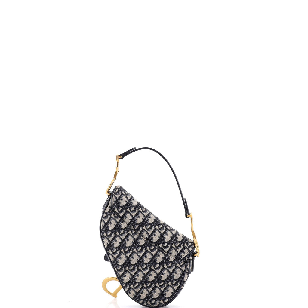 Saddle Handbag Oblique Canvas Mini