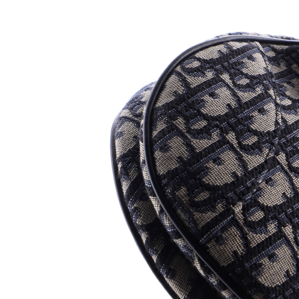 Saddle Handbag with Strap Oblique Canvas Medium