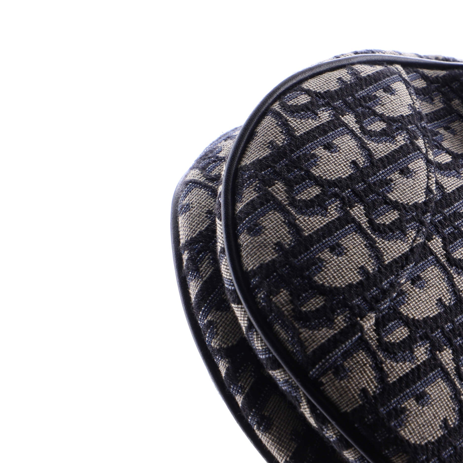 Saddle Handbag with Strap Oblique Canvas Medium