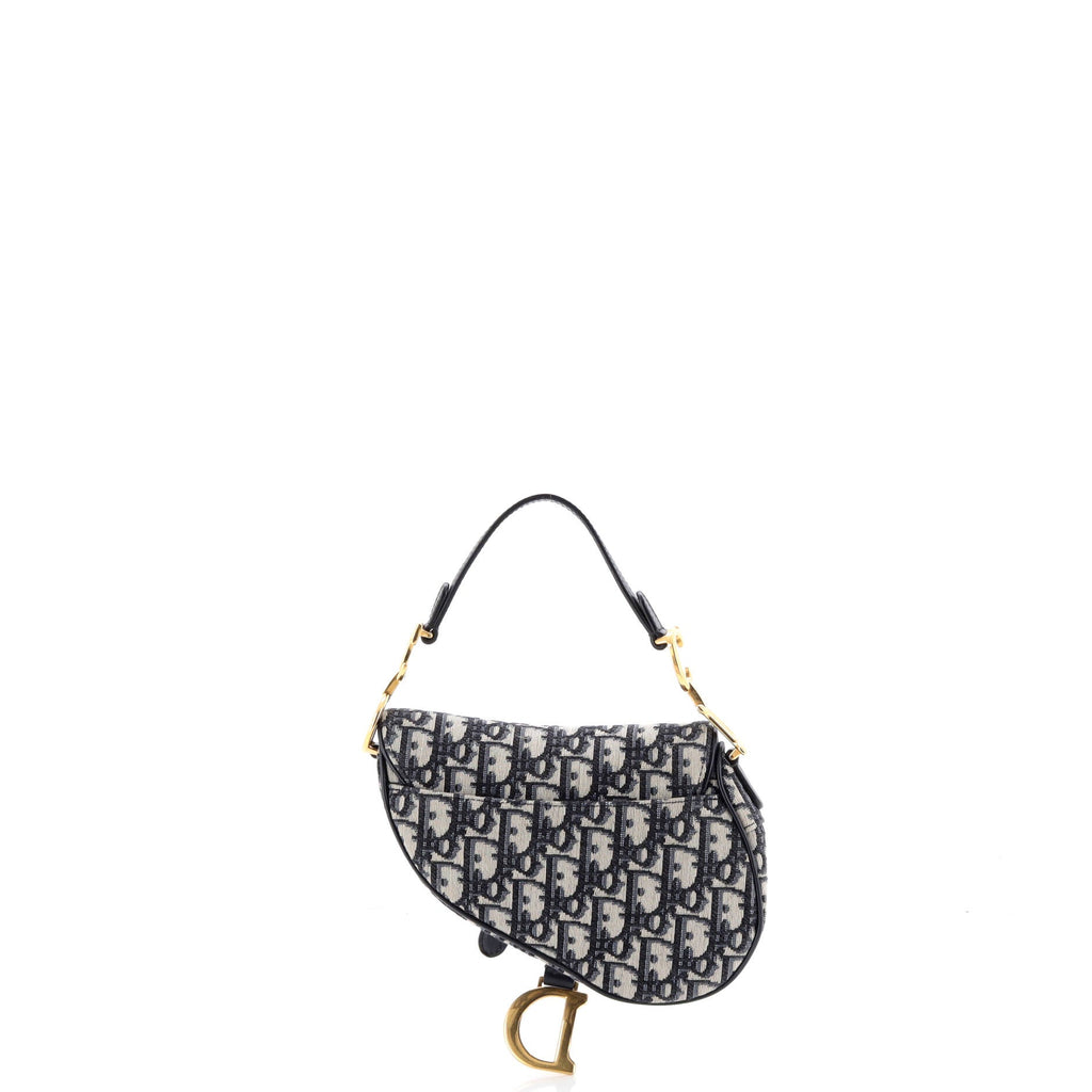 Saddle Handbag Oblique Canvas Mini