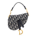 Saddle Handbag Oblique Canvas Mini