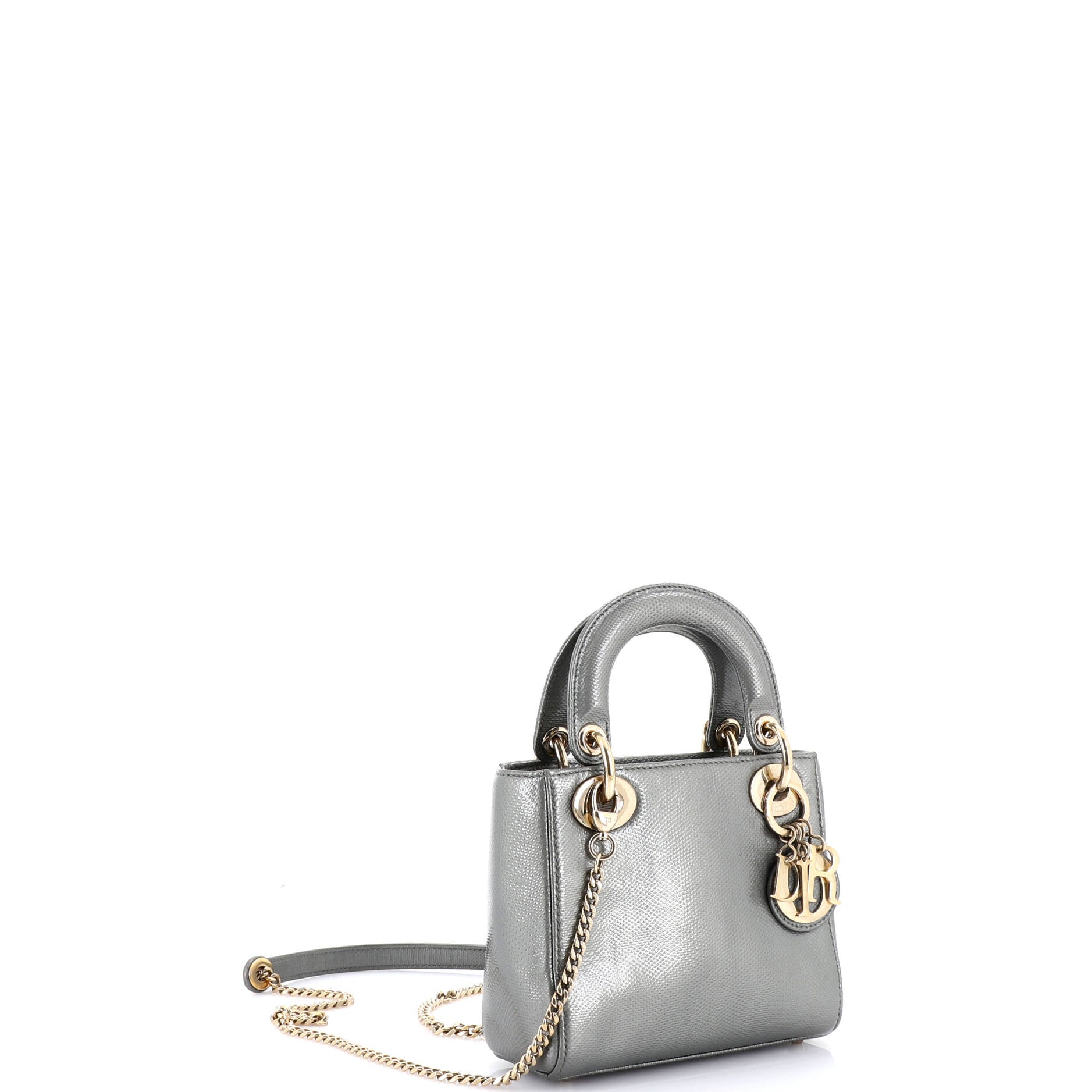 Lady Dior Bag Lizard Mini