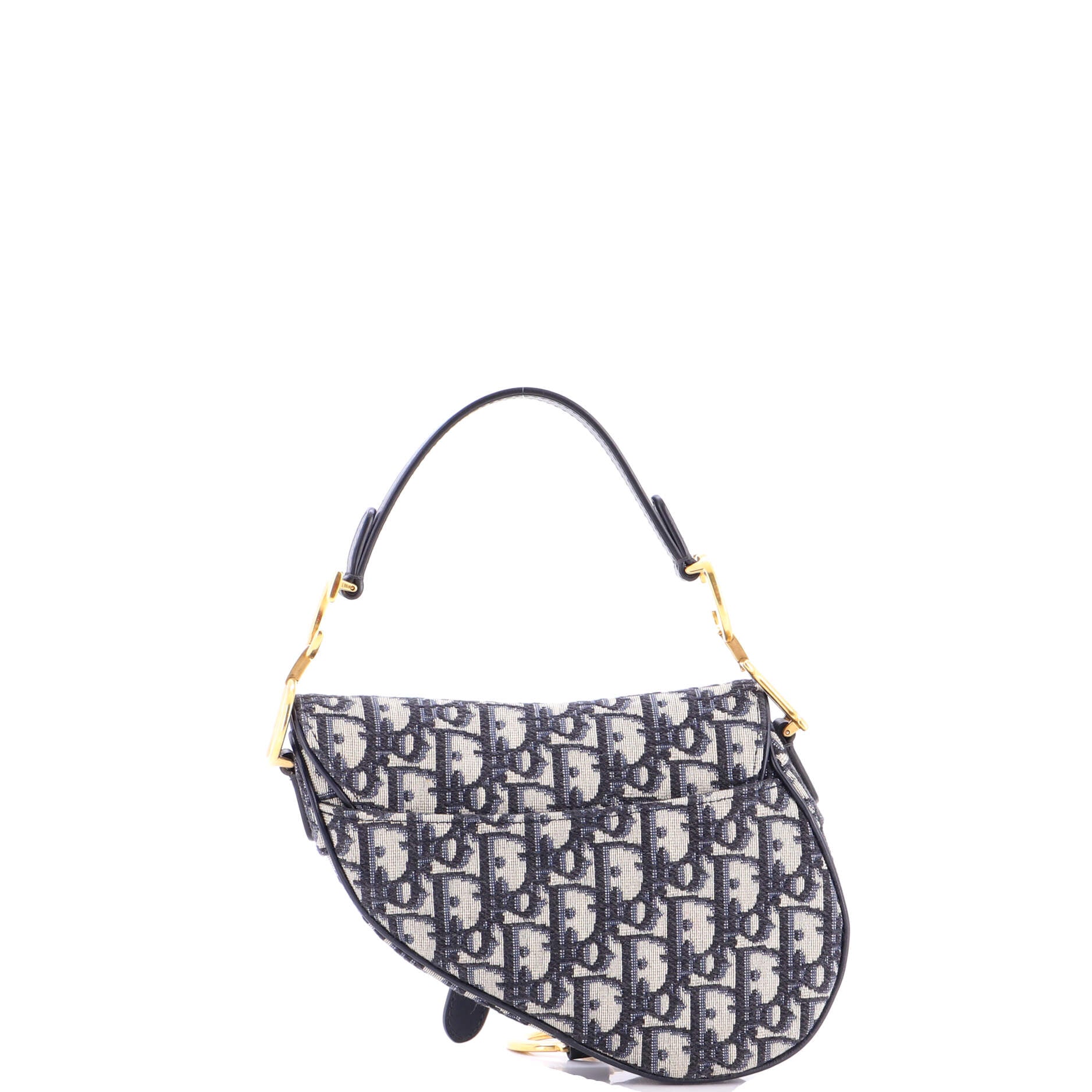 Saddle Handbag Oblique Canvas Mini