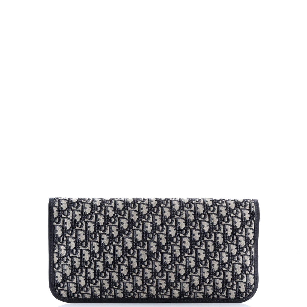 Fold Over Clutch Oblique Canvas