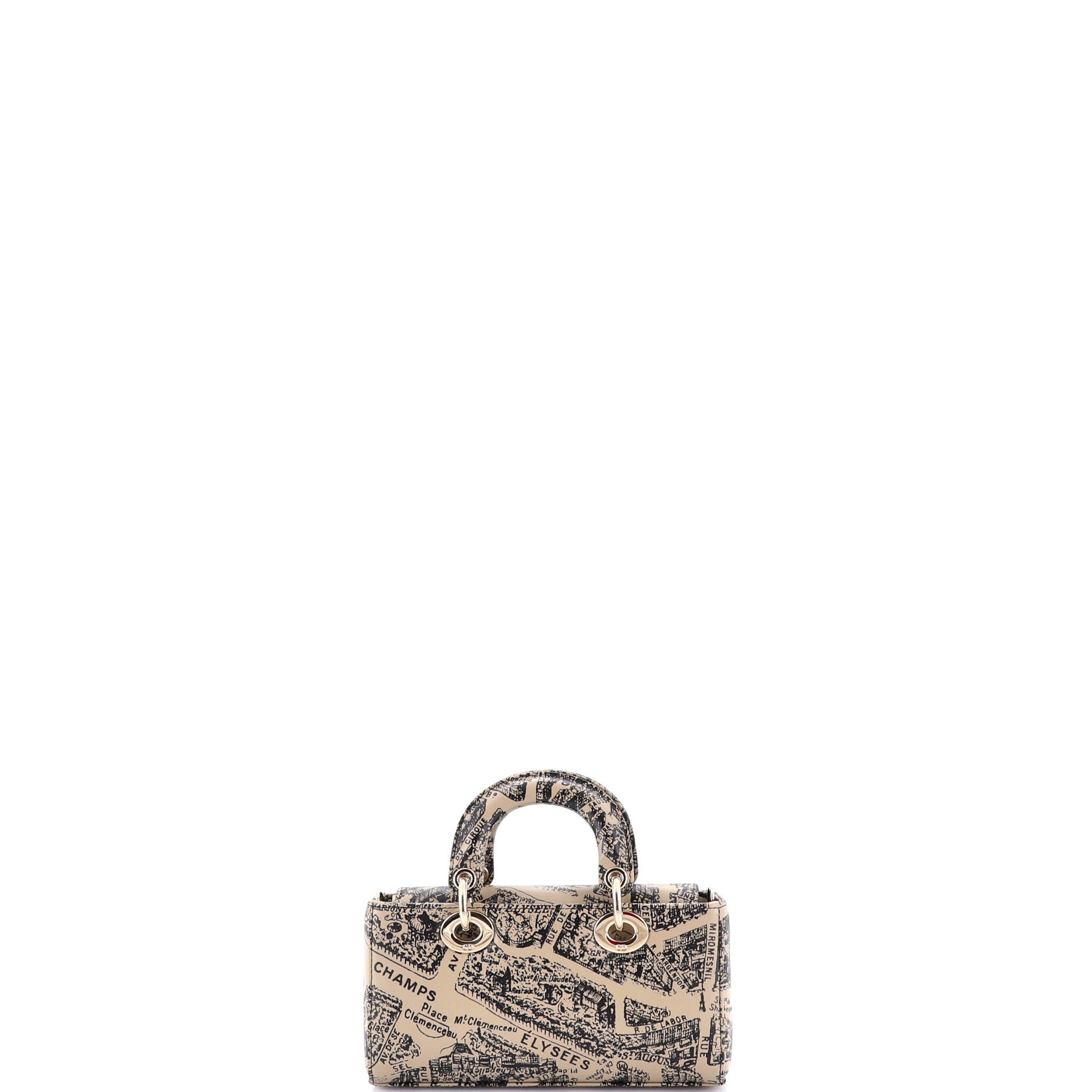 Lady D-Joy Bag Printed Leather Small