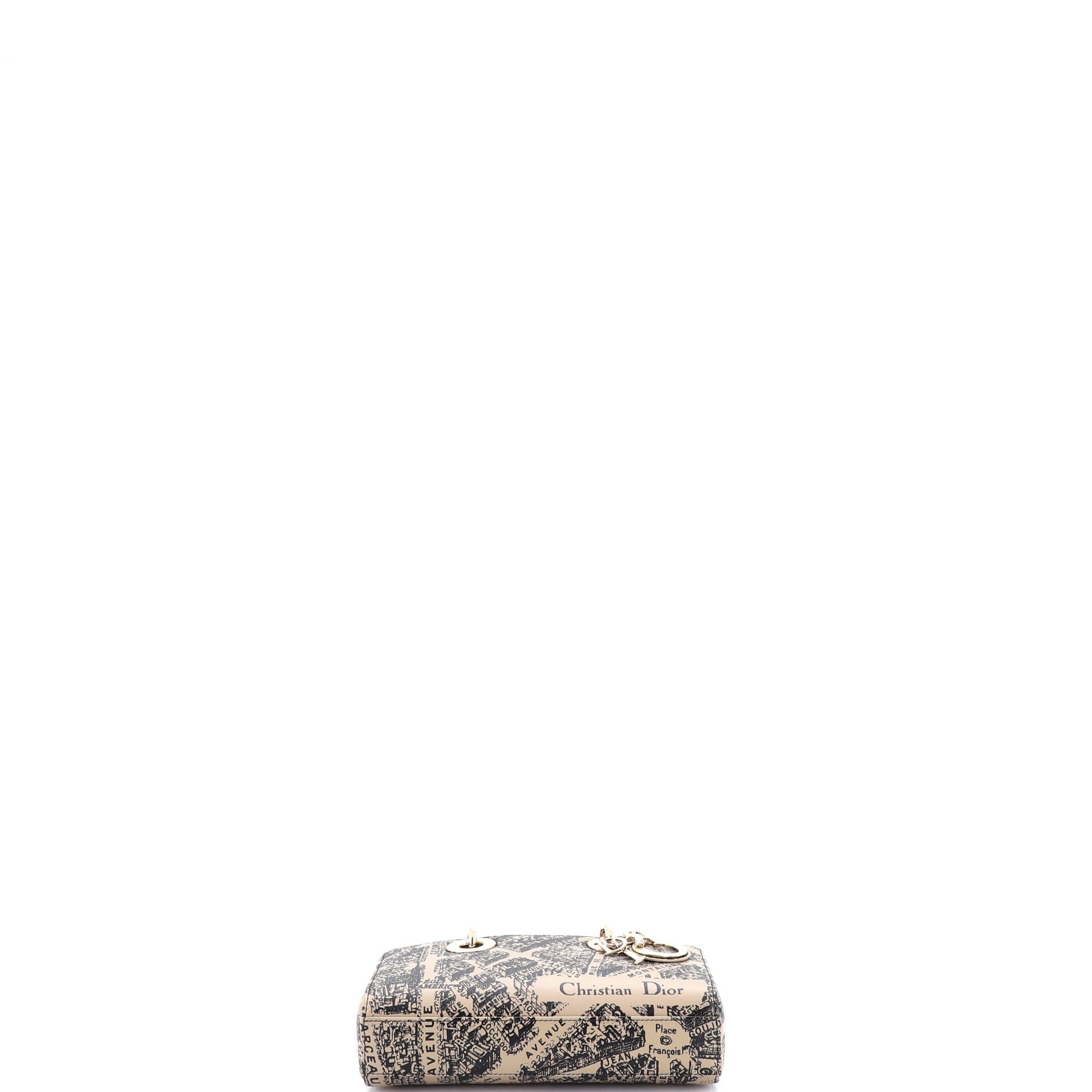 Lady D-Joy Bag Printed Leather Small