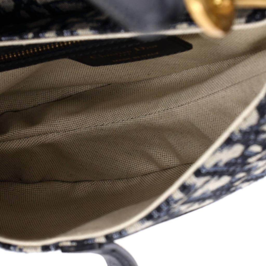 Saddle Handbag Oblique Canvas Medium