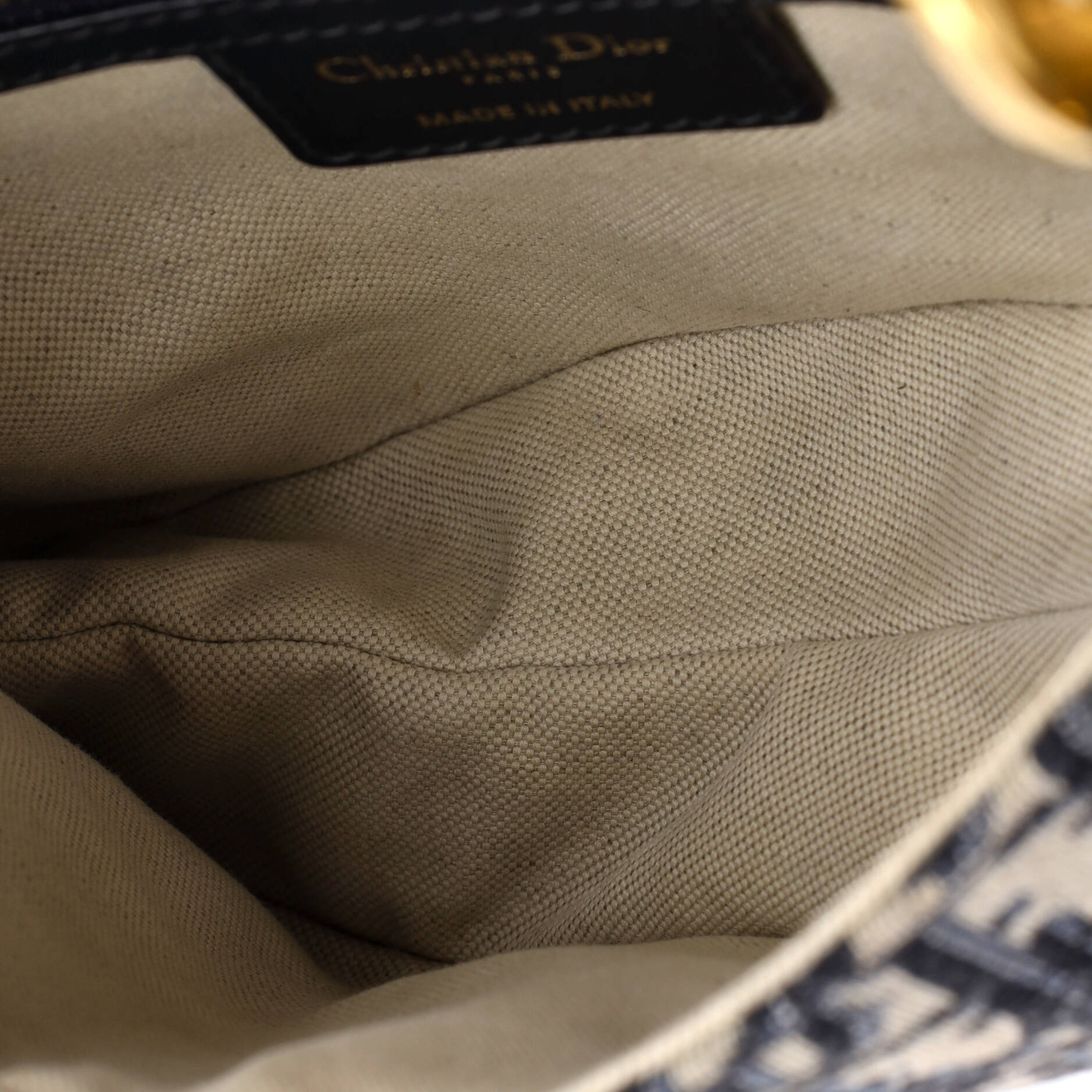 Saddle Handbag Oblique Canvas Medium