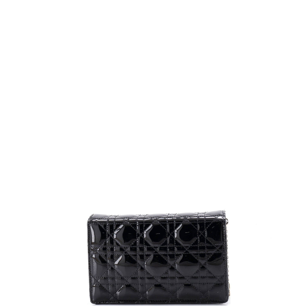 Miss Dior Charms Chain Pouch Cannage Quilt Patent