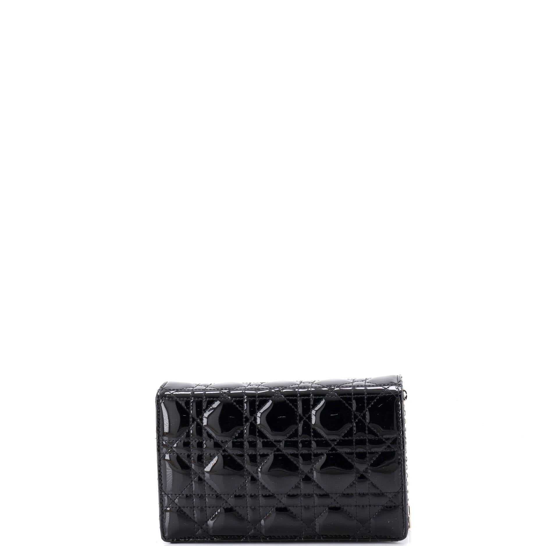 Miss Dior Charms Chain Pouch Cannage Quilt Patent