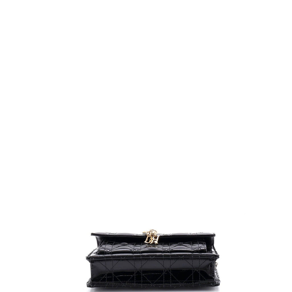 Miss Dior Charms Chain Pouch Cannage Quilt Patent