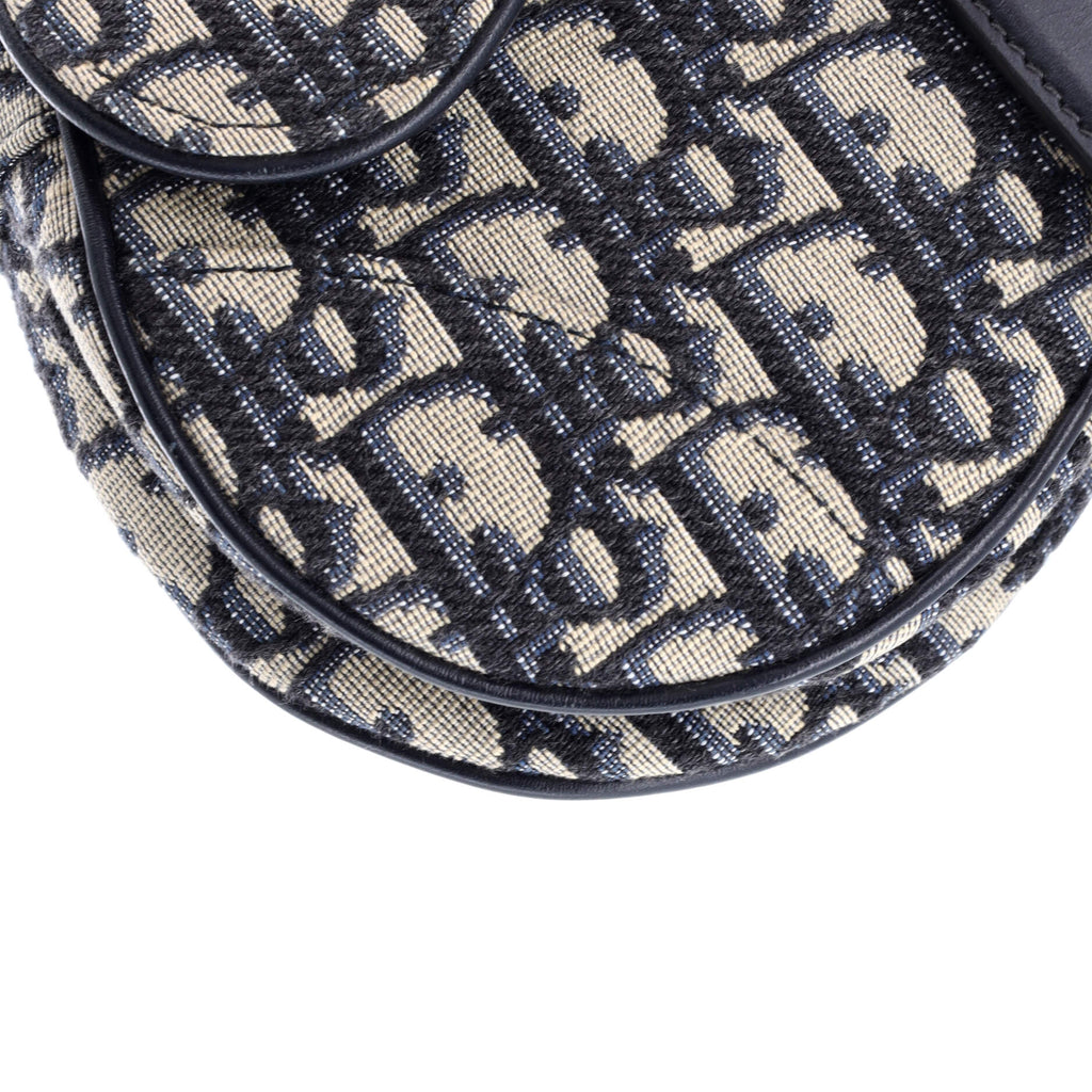 Saddle Handbag Oblique Canvas Mini