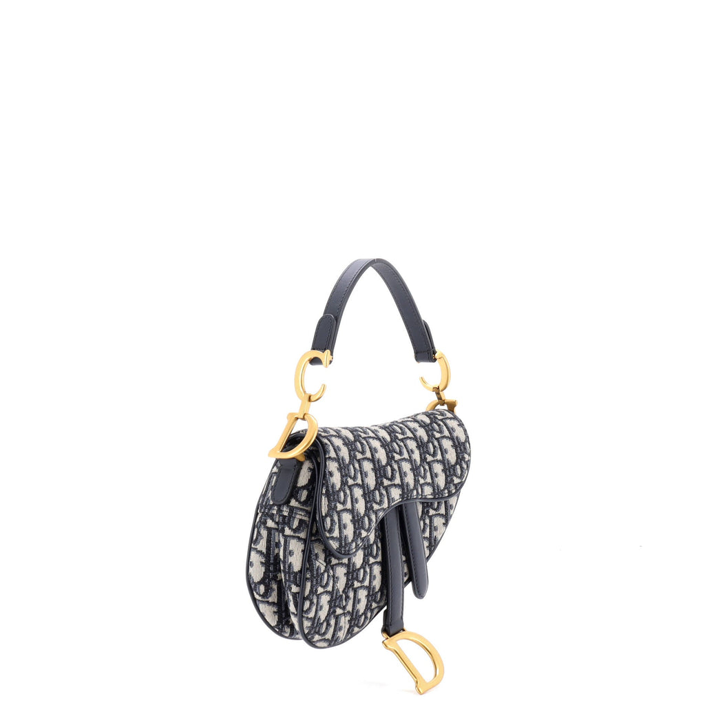 Saddle Handbag Oblique Canvas Mini