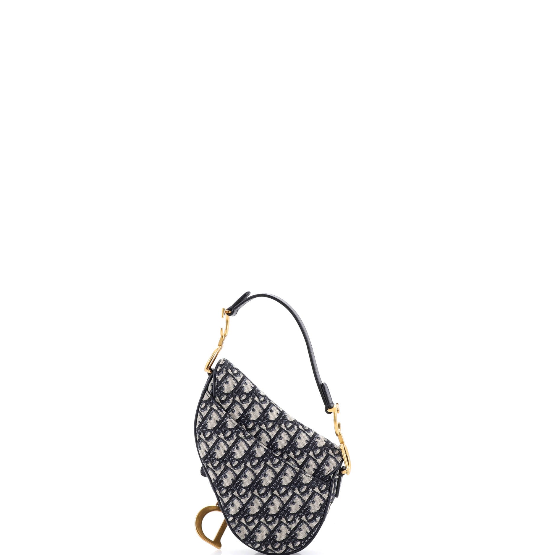 Saddle Handbag Oblique Canvas Mini