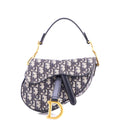 Saddle Handbag Oblique Canvas Mini