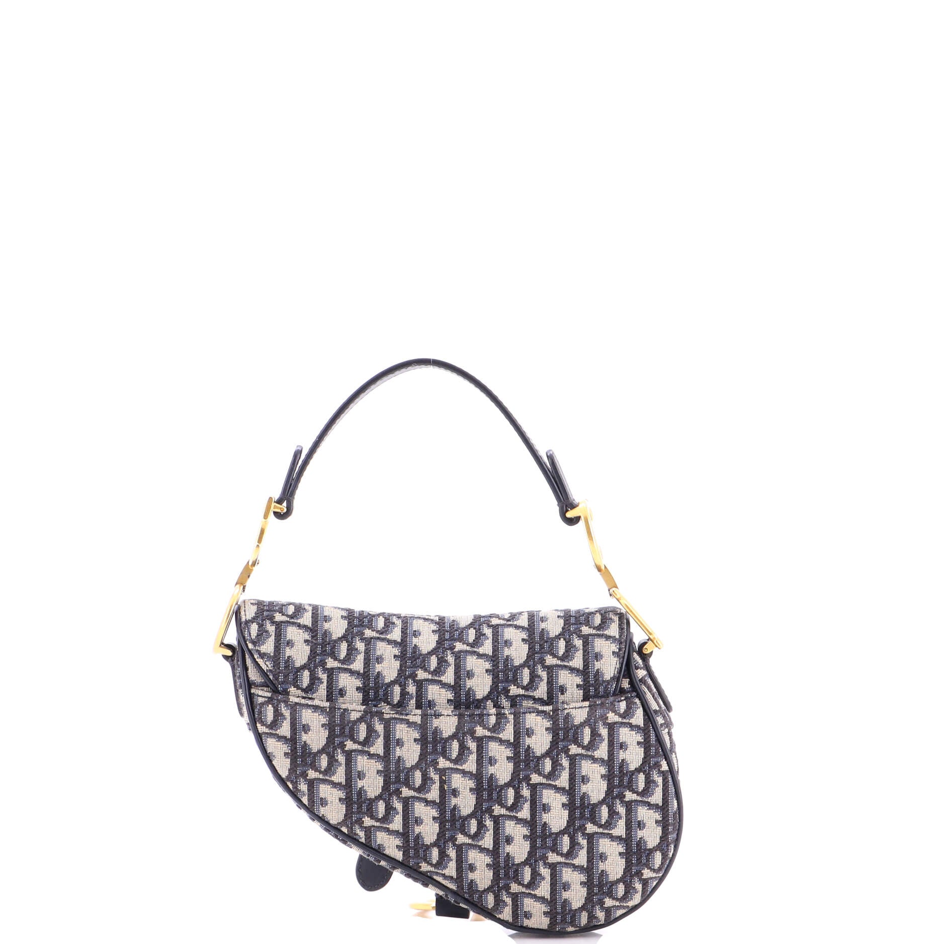 Saddle Handbag Oblique Canvas Mini