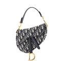 Saddle Handbag Oblique Canvas Mini