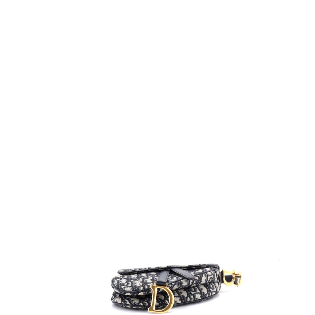 Saddle Handbag Oblique Canvas Mini