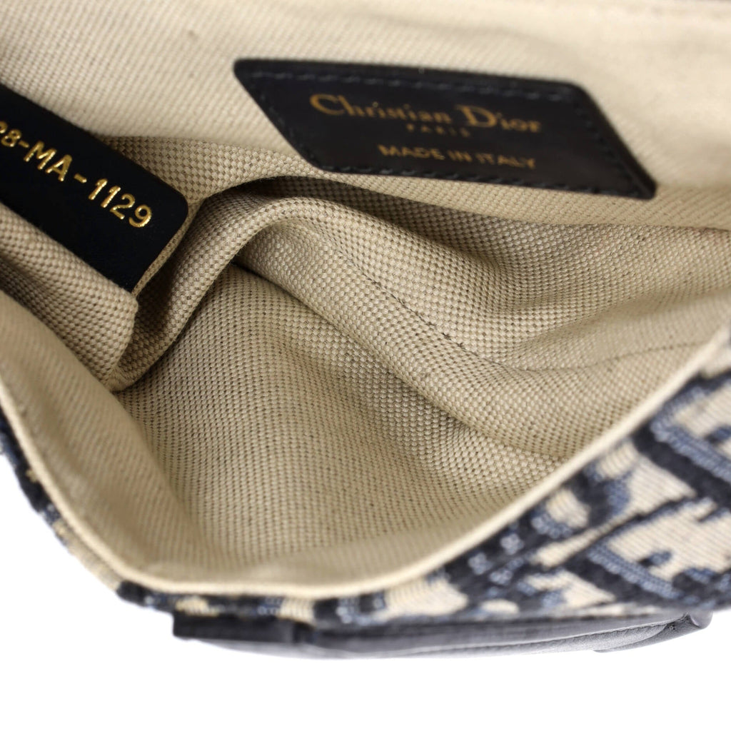 Saddle Handbag Oblique Canvas Mini