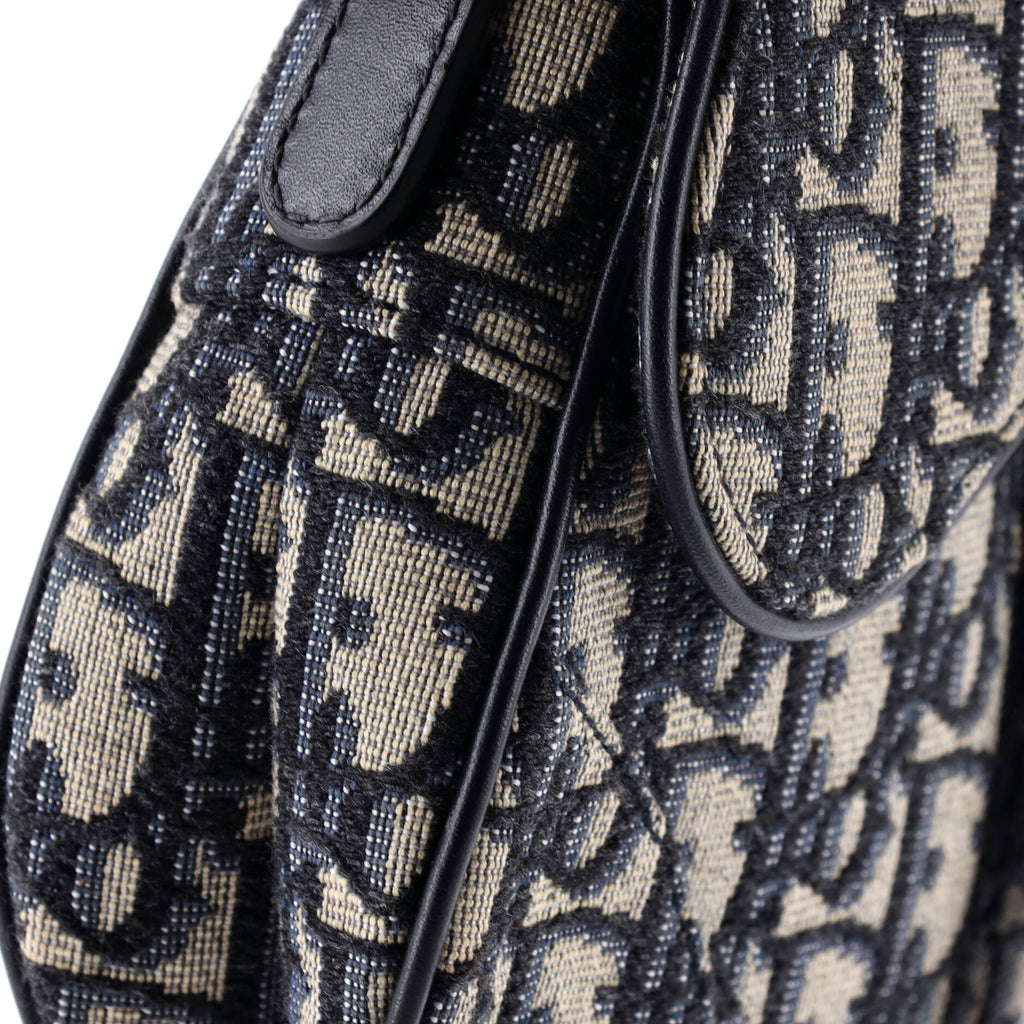 Saddle Handbag Oblique Canvas Mini