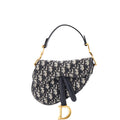 Saddle Handbag Oblique Canvas Mini