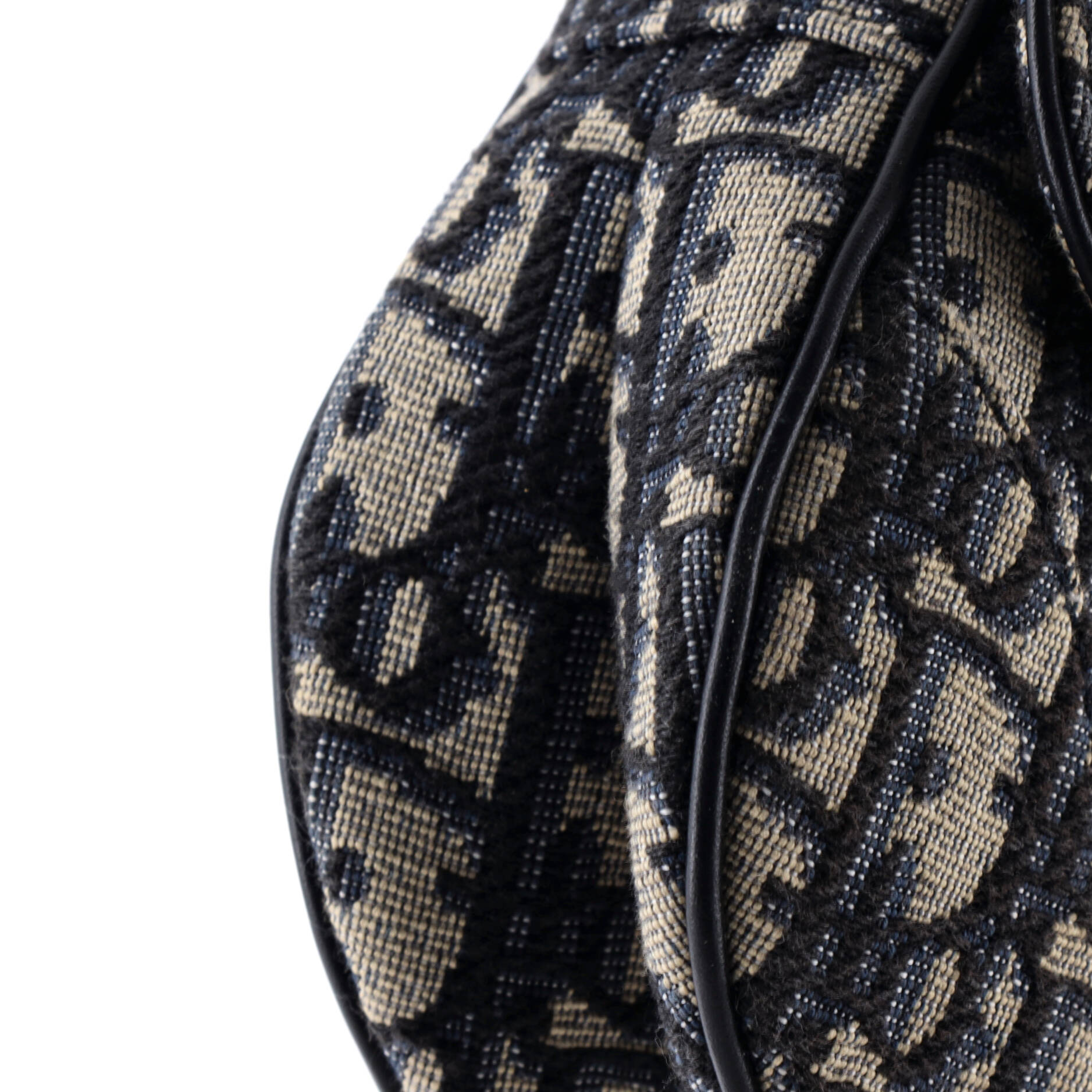 Saddle Handbag Oblique Canvas Mini