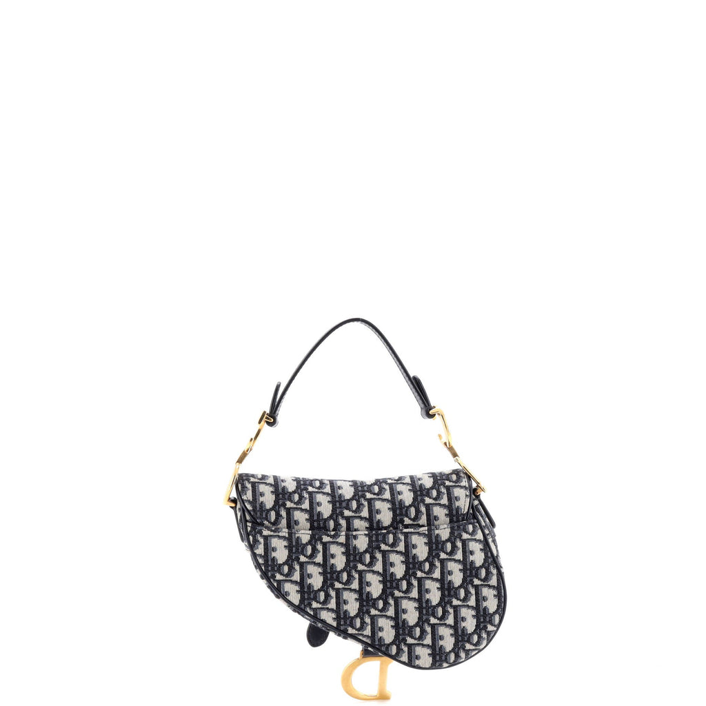 Saddle Handbag Oblique Canvas Mini