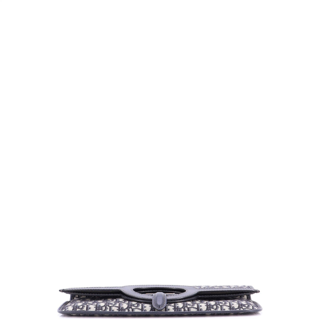 Fold Over Clutch Oblique Canvas