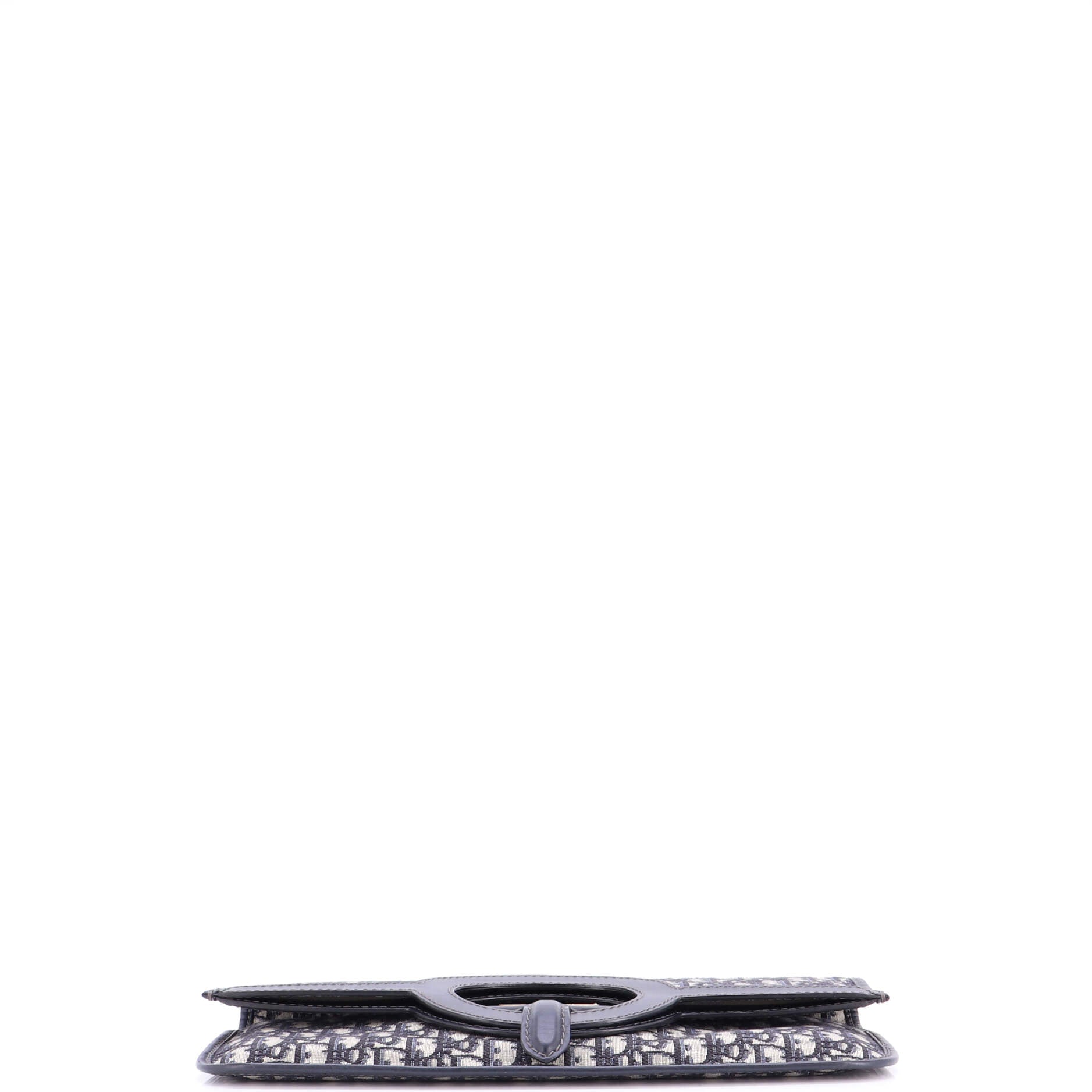 Fold Over Clutch Oblique Canvas