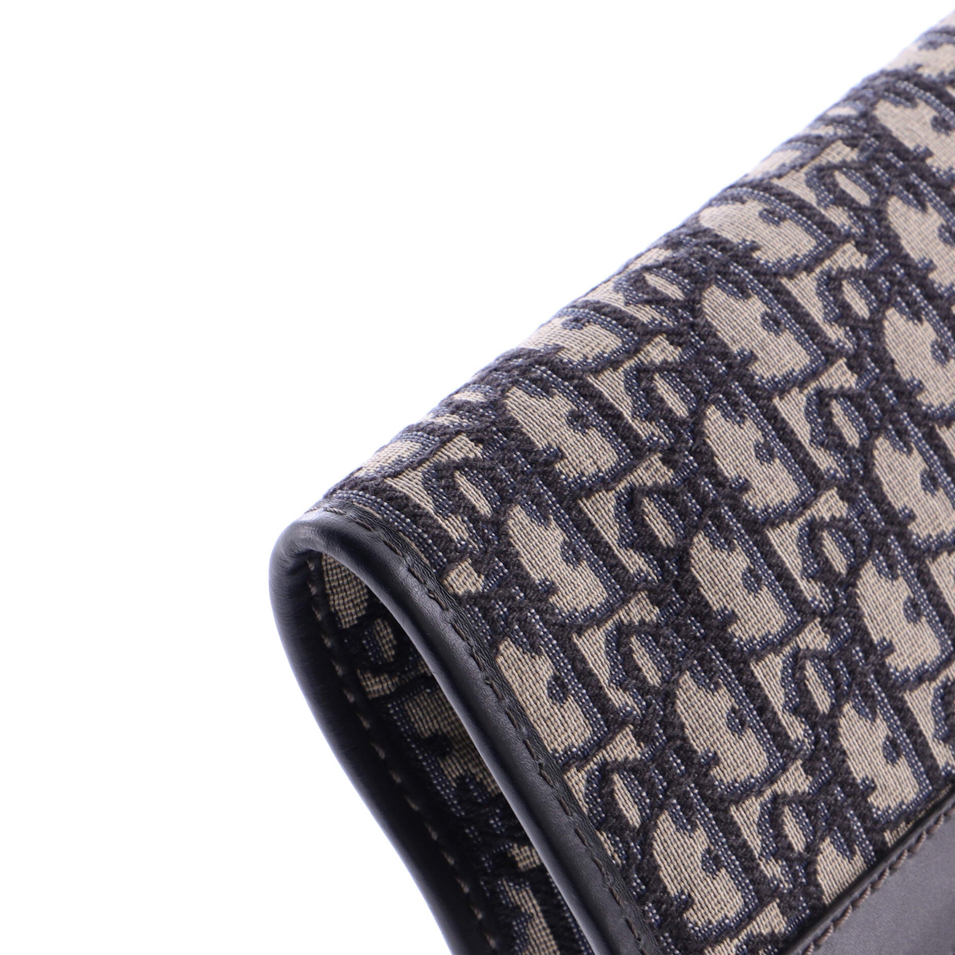 Fold Over Clutch Oblique Canvas